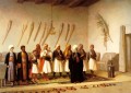 Prayer in the House of an Arnaut Chief Arab Jean Leon Gerome
